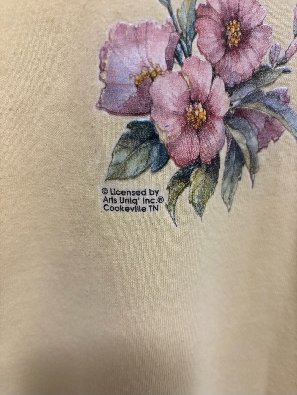 Vintage Anvil Maui Hummingbird Floral Graphic T-Shirt Large - Picture 3 of 4